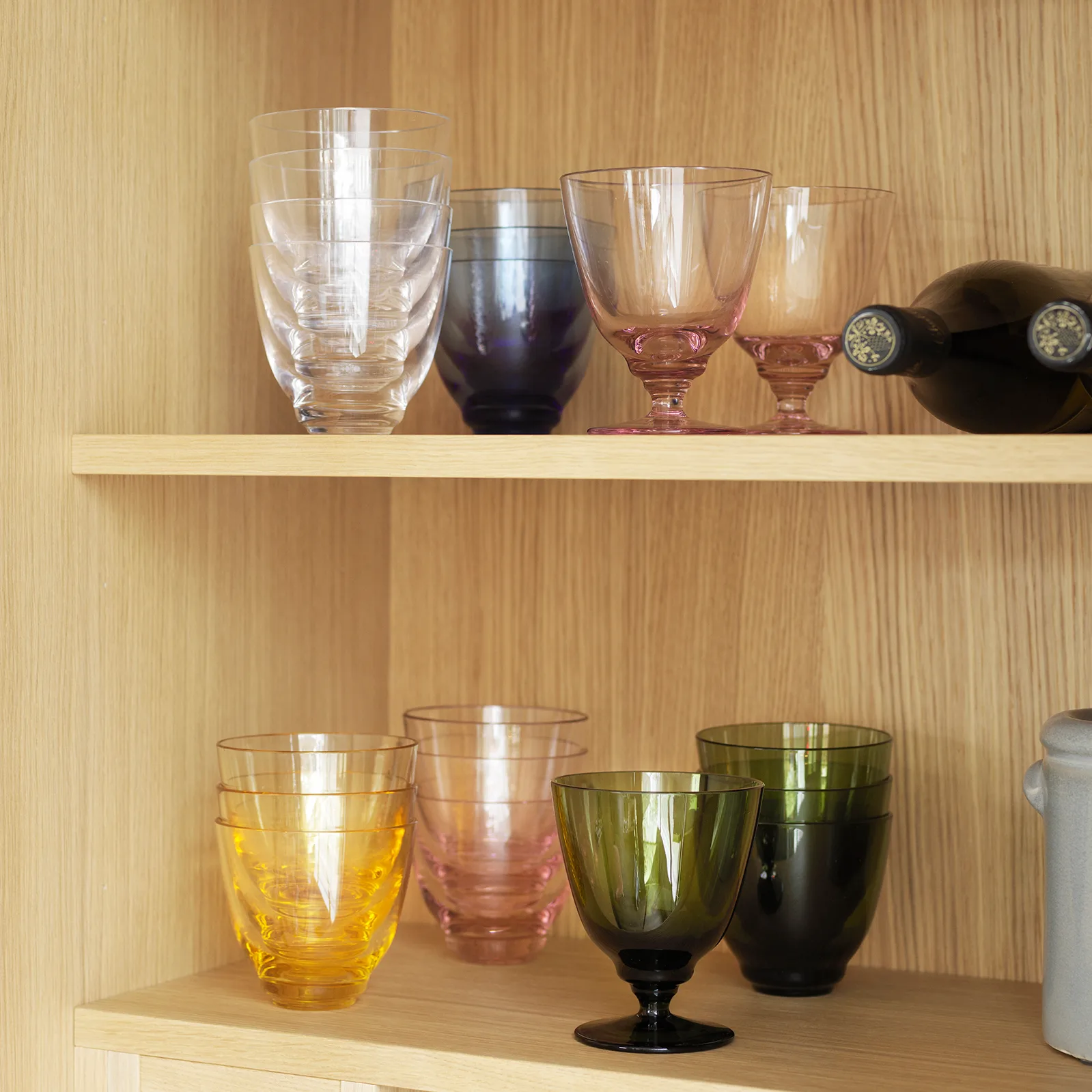 Flow vandglas 35 cl, Klar Holmegaard