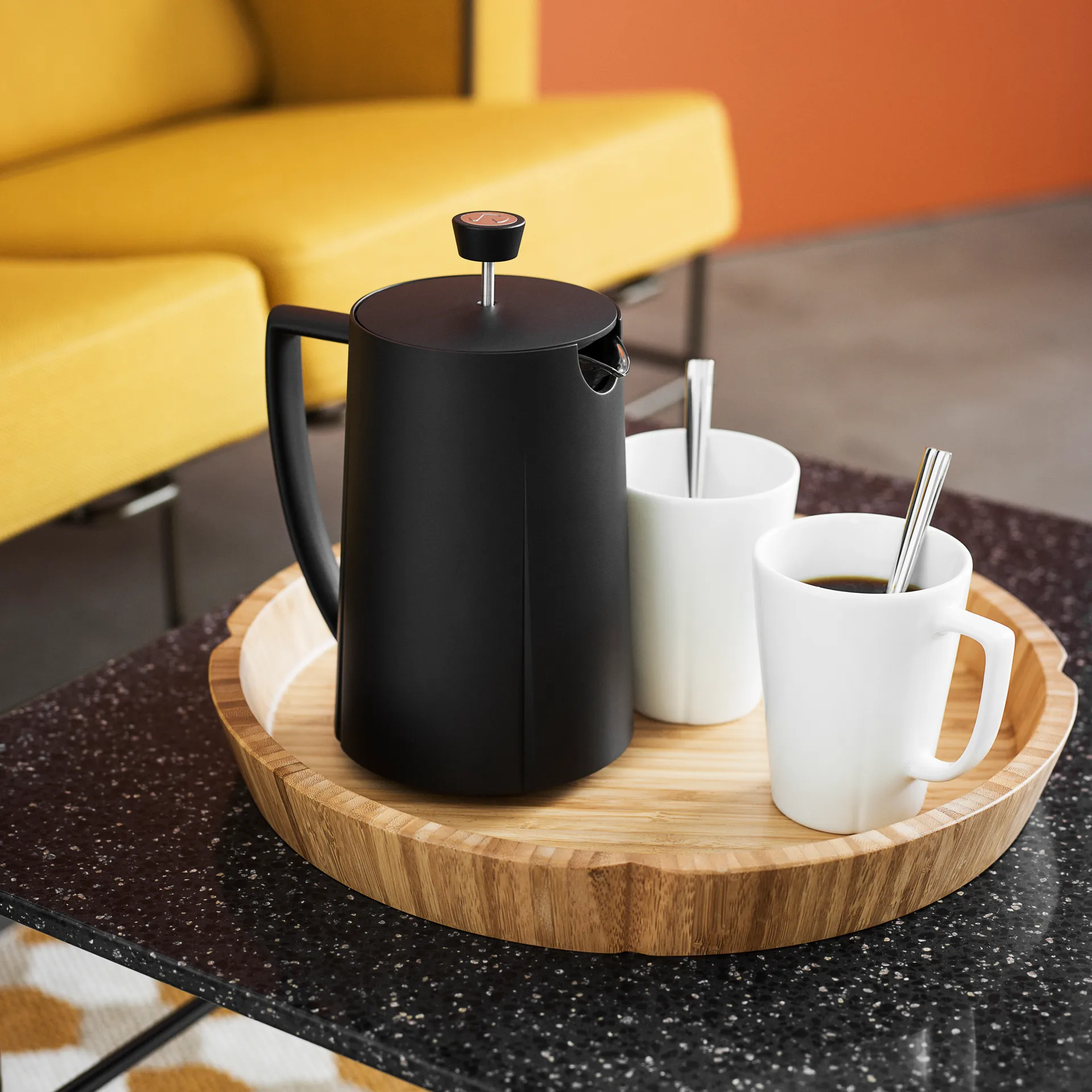 Grand Cru stempelkande 1 l, sort Holmegaard