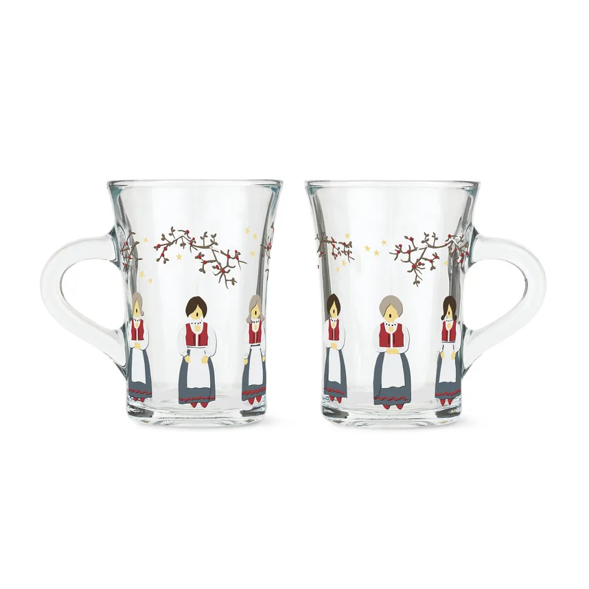 Holmegaard Christmas julehotdrinkglas 24 cl 2-pak, 2021 Holmegaard
