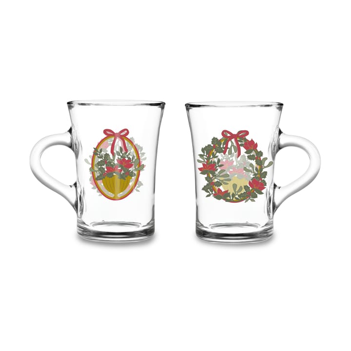 Holmegaard Christmas julehotdrinkglas 24 cl 2-pak - 2025 - Holmegaard