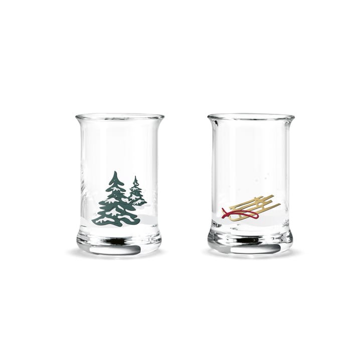 Holmegaard Christmas julesnapseglas 2 stk - 2019 - Holmegaard