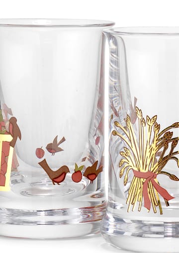 Holmegaard Christmas julesnapseglas 2 stk - 2022 - Holmegaard