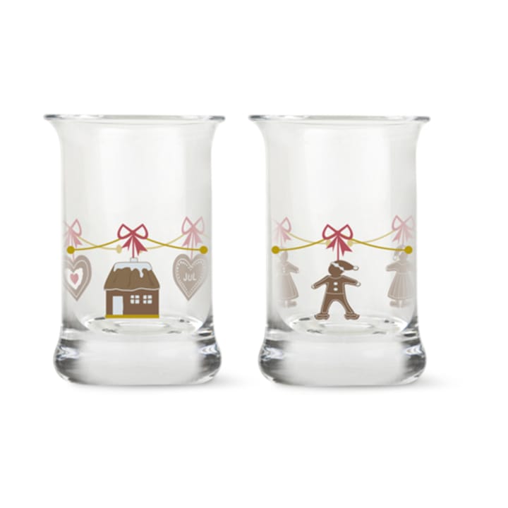 Holmegaard Christmas julesnapseglas 2 stk - 2023 - Holmegaard