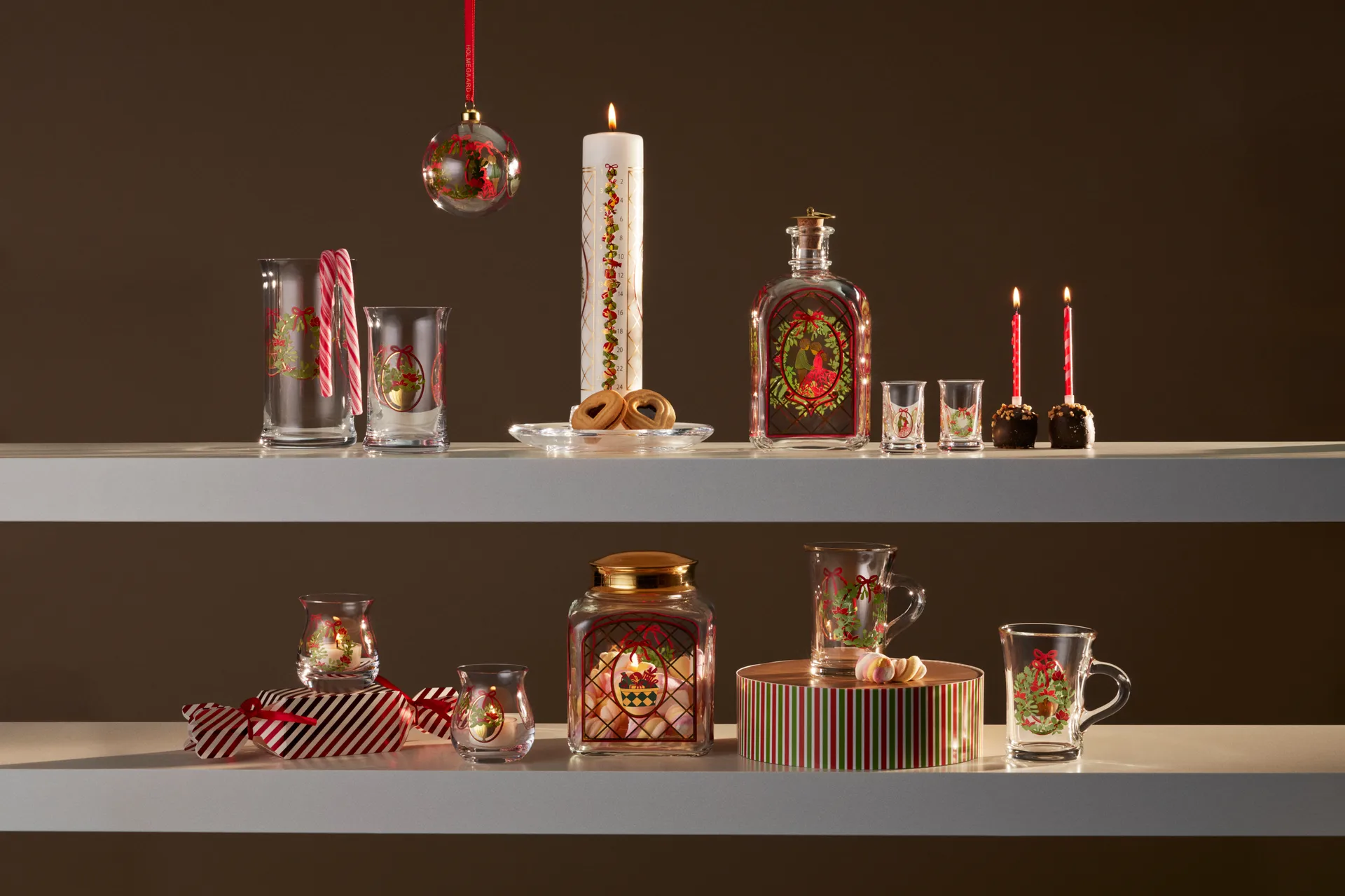 Holmegaard Christmas julesnapsflaske, 2025 Holmegaard