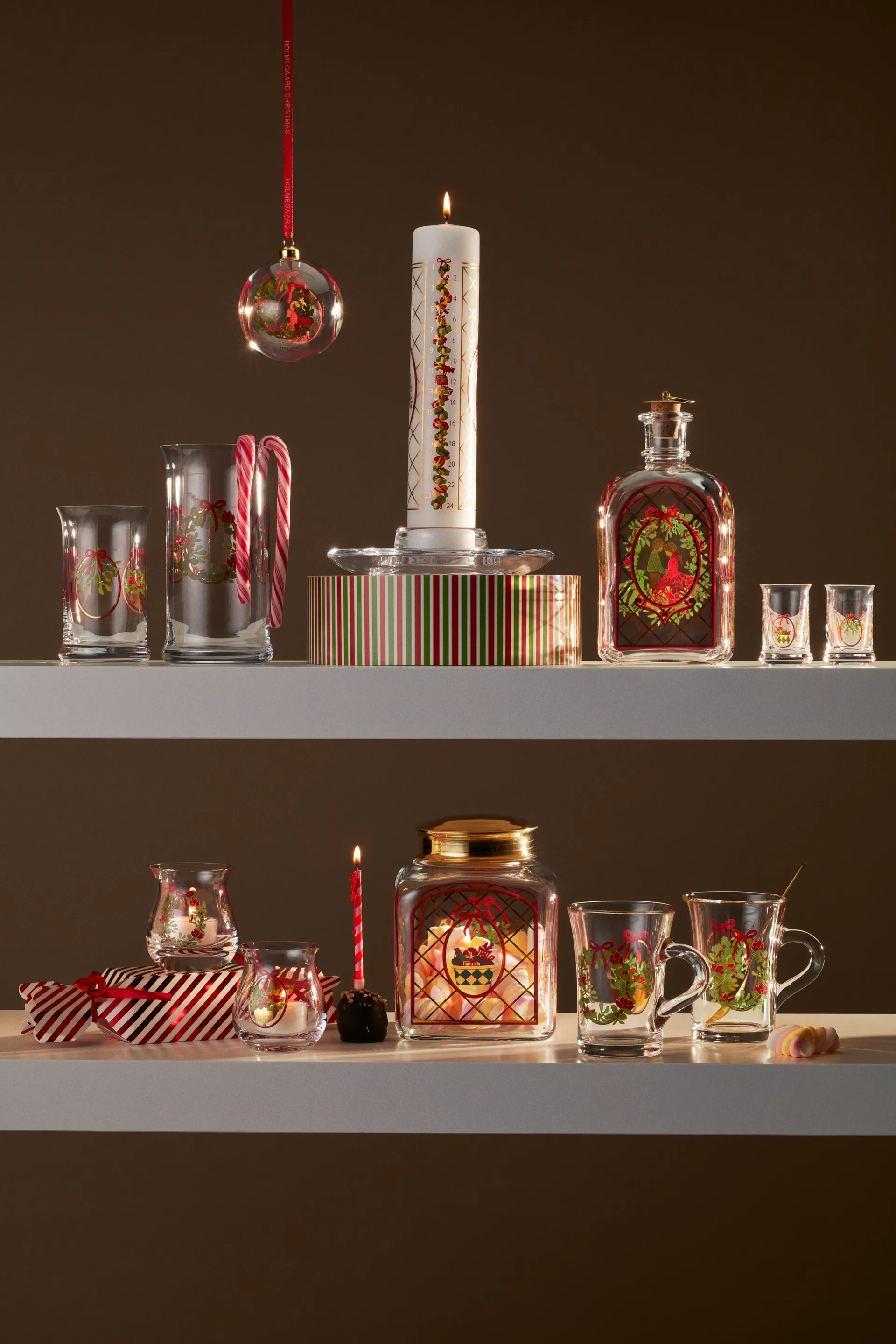 Holmegaard Christmas julesnapsglas 2-pak, 2025 Holmegaard