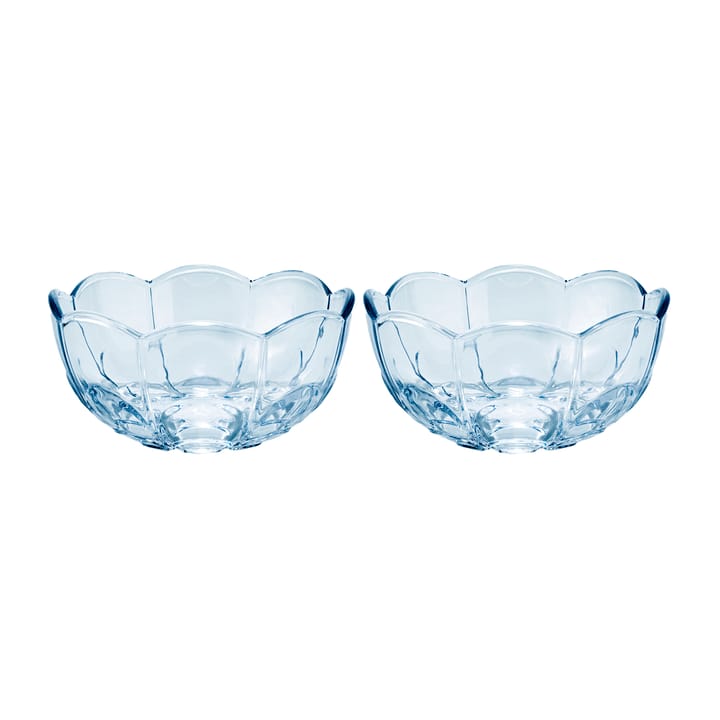 Lily skål Ø13 cm 2-pak - Blue iris - Holmegaard