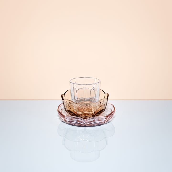 Lily skål Ø13 cm 2-pak, Toffee Rose Holmegaard