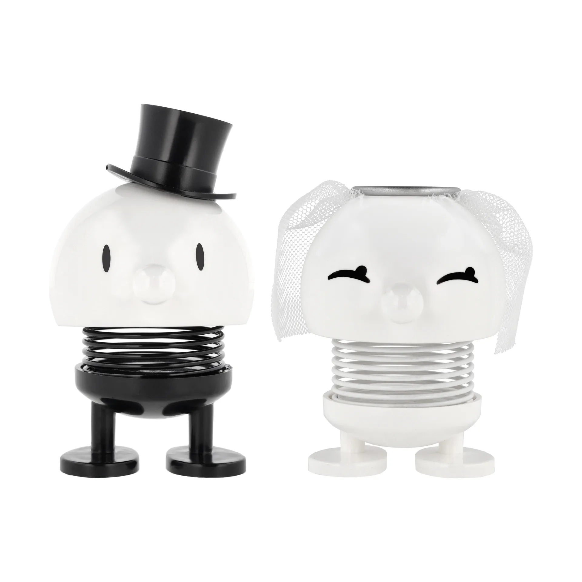 Hoptimist Bride & Groom figur 2 dele, White Hoptimist