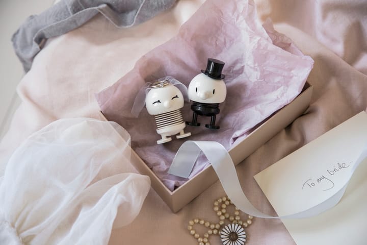 Hoptimist Bride & Groom figur 2 dele, White Hoptimist