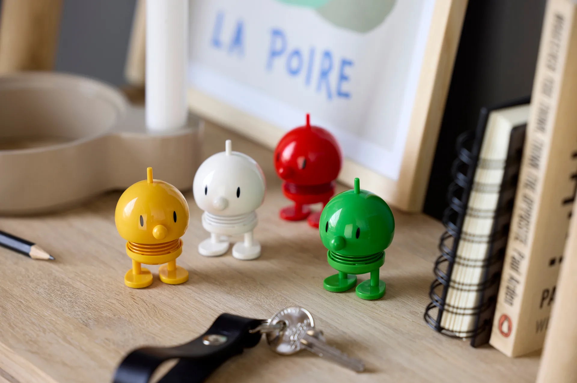 Hoptimist Bumble figur XS, White Hoptimist