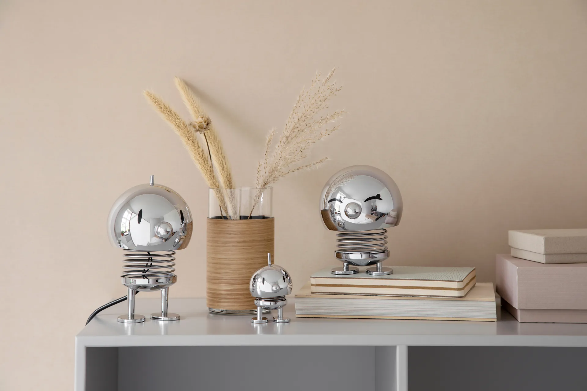 Hoptimist Bumble lampe L 15 cm, Chrome Hoptimist