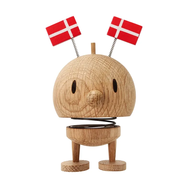 Hoptimist Celebration Bumble figur - M, raw oak - Hoptimist