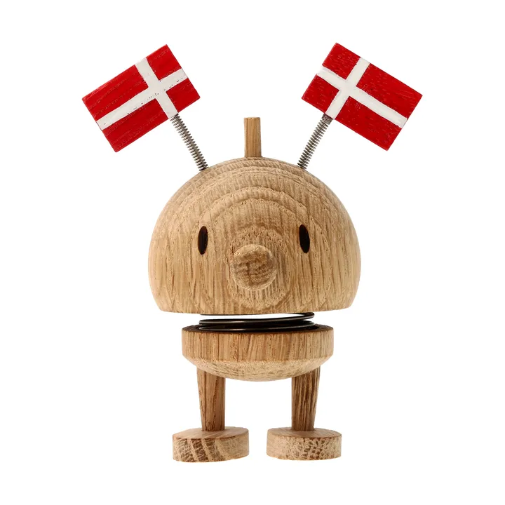 Hoptimist Celebration Bumble figur - S, raw oak - Hoptimist