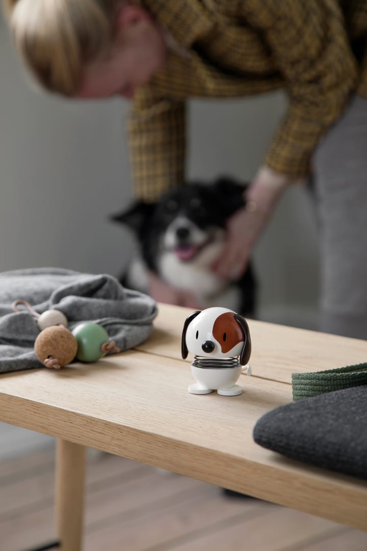 Hoptimist Dog figur 6,9 cm, White Hoptimist