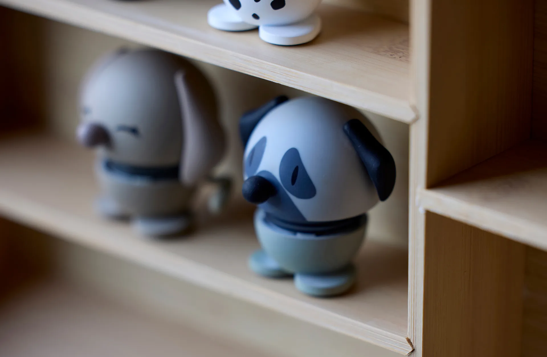 Hoptimist figur XS, Pug, grey Hoptimist