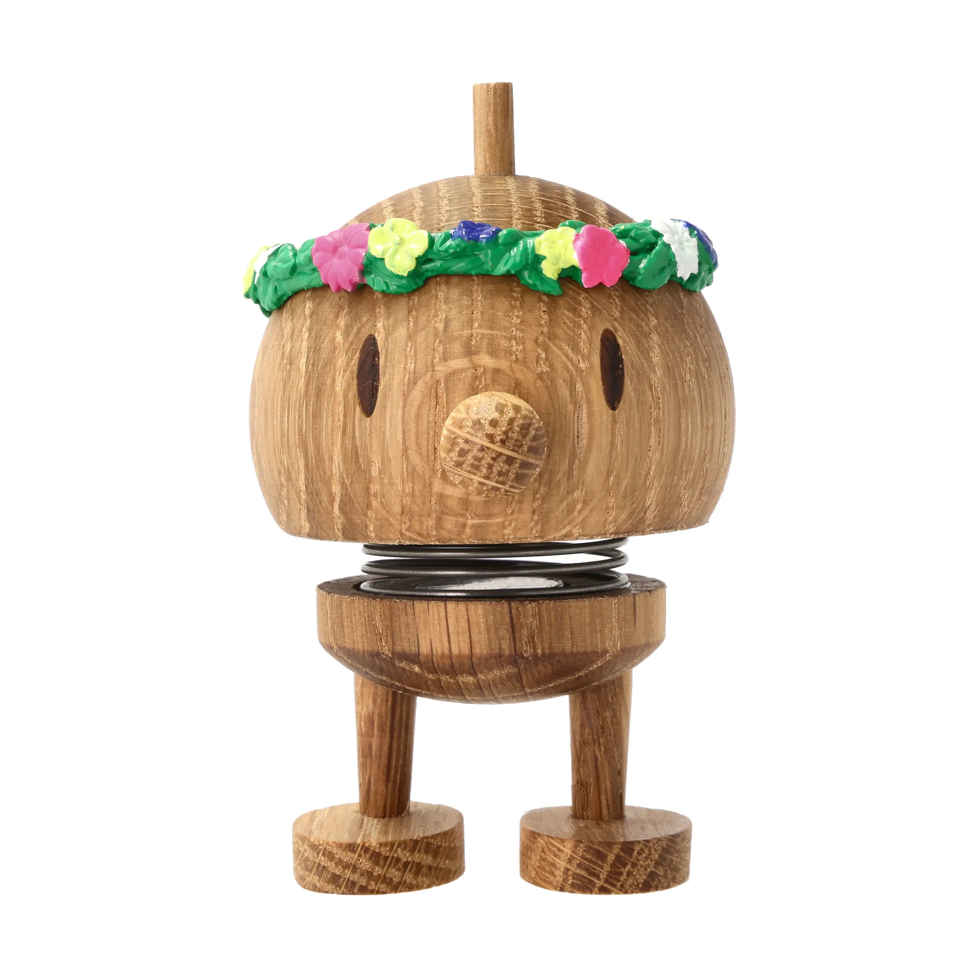 Hoptimist Flower Bumble figur S, Oak Hoptimist