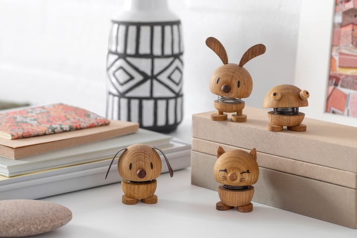 Hoptimist Frog S figur, Oak Hoptimist