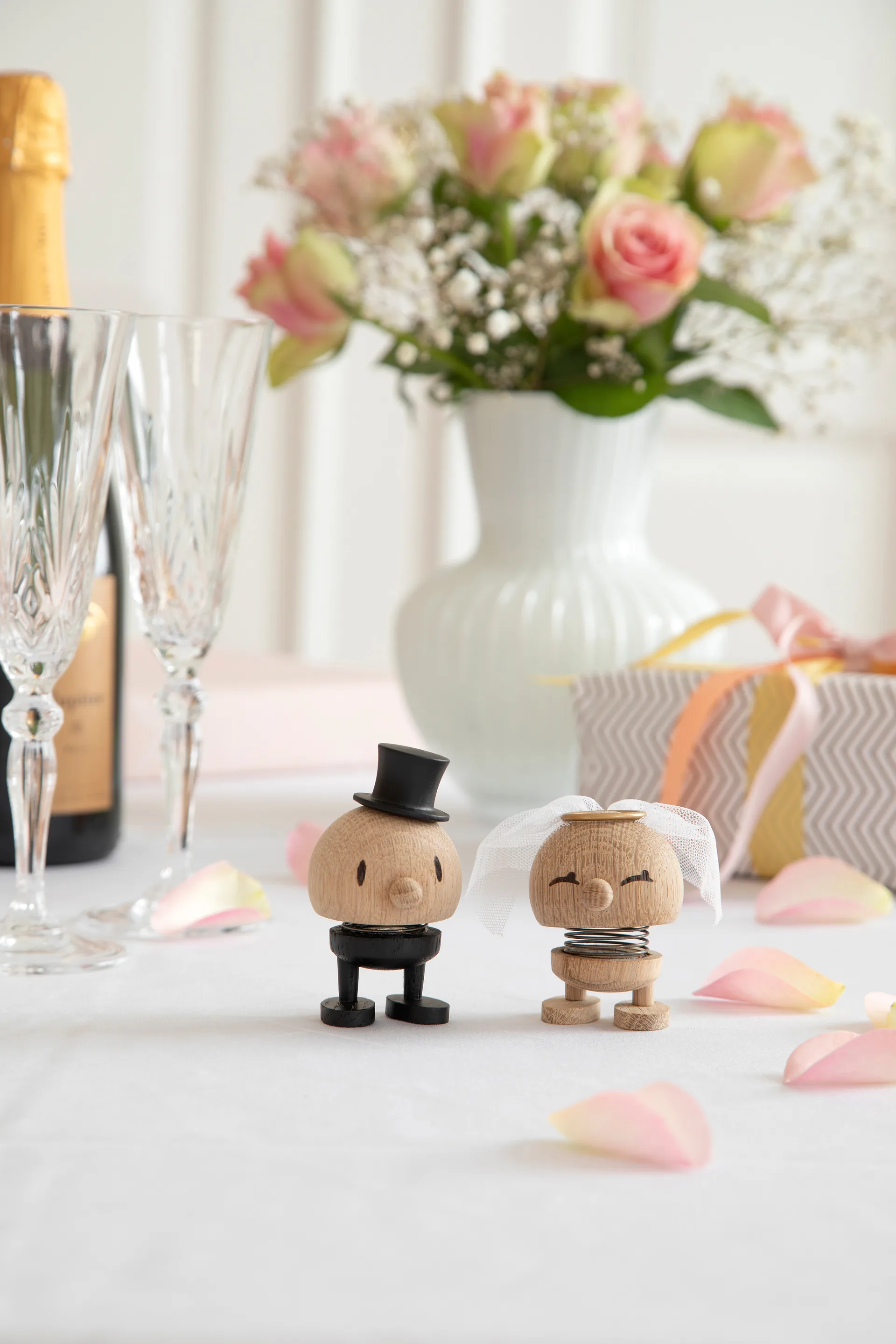 Hoptimist Groom S figur, Raw oak Hoptimist