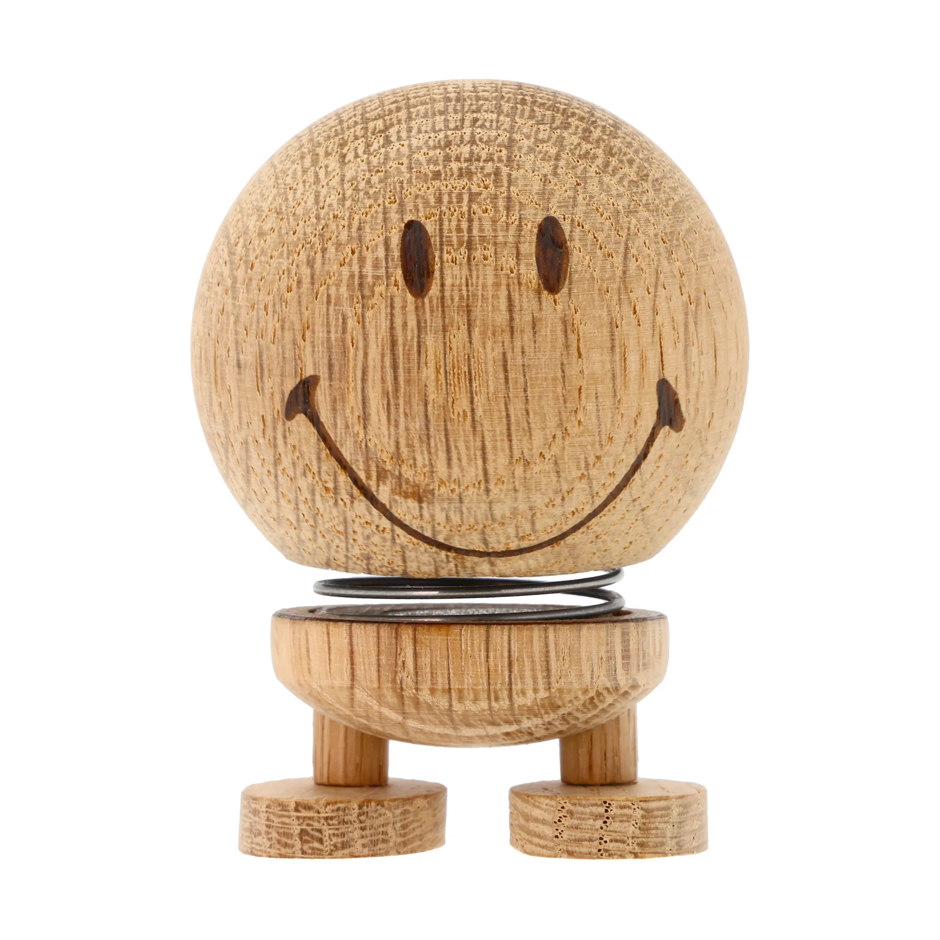 Hoptimist Smiley S figur, Raw oak Hoptimist