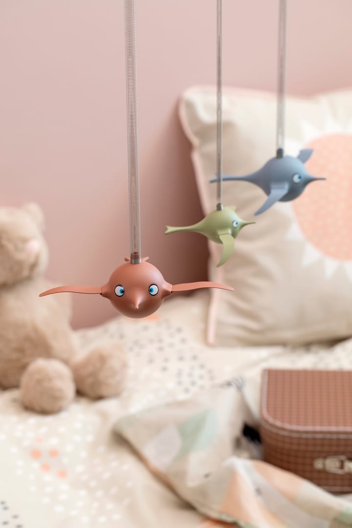 Hoptimist Soft Birdie M mobile, Ruby Hoptimist