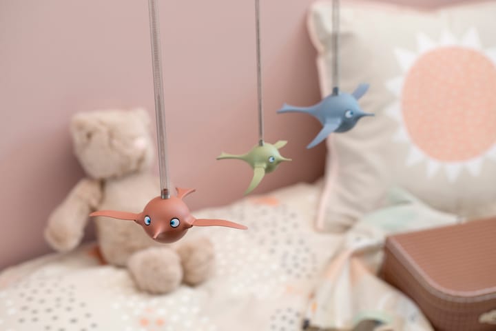 Hoptimist Soft Birdie S mobile, Ruby Hoptimist