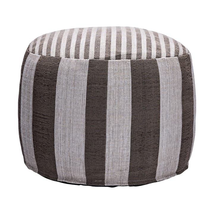 Alfo puf 40xØ60 cm - Brun-hvid - House Doctor