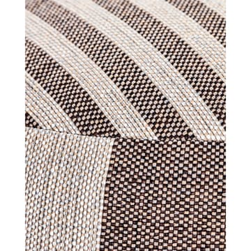 Alfo puf 40xØ60 cm - Brun-hvid - House Doctor