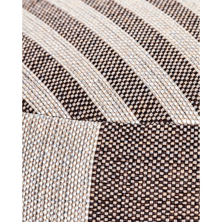 Alfo puf 40xØ60 cm, Brun-hvid House Doctor