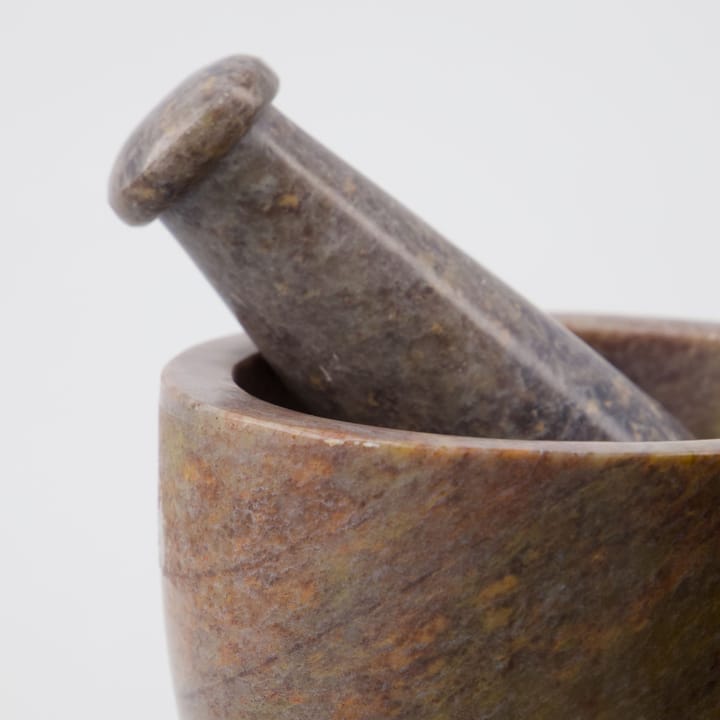 Arb morter med støder Ø10 cm, Brun House Doctor
