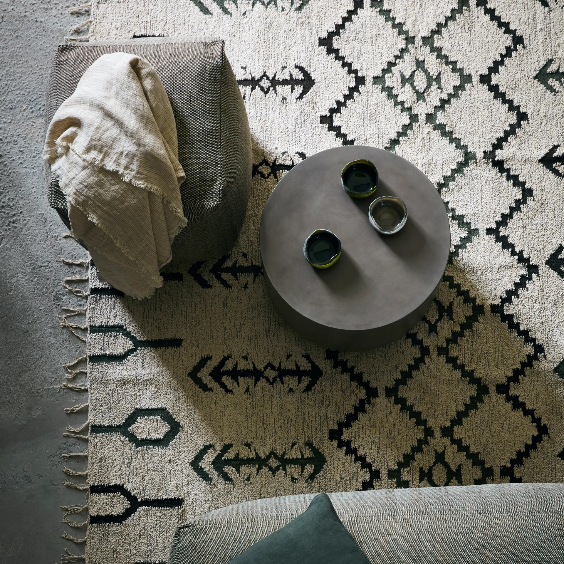 Arte tæppe 160x230 cm, Offwhite House Doctor