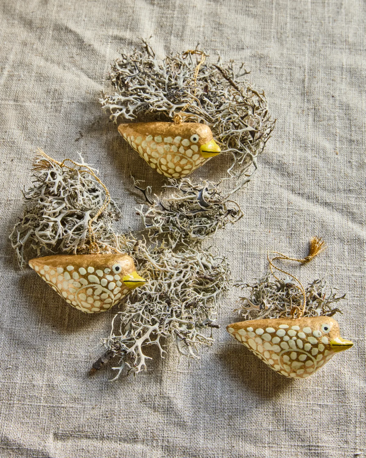 Bird påskehæng 3 dele, Gul House Doctor