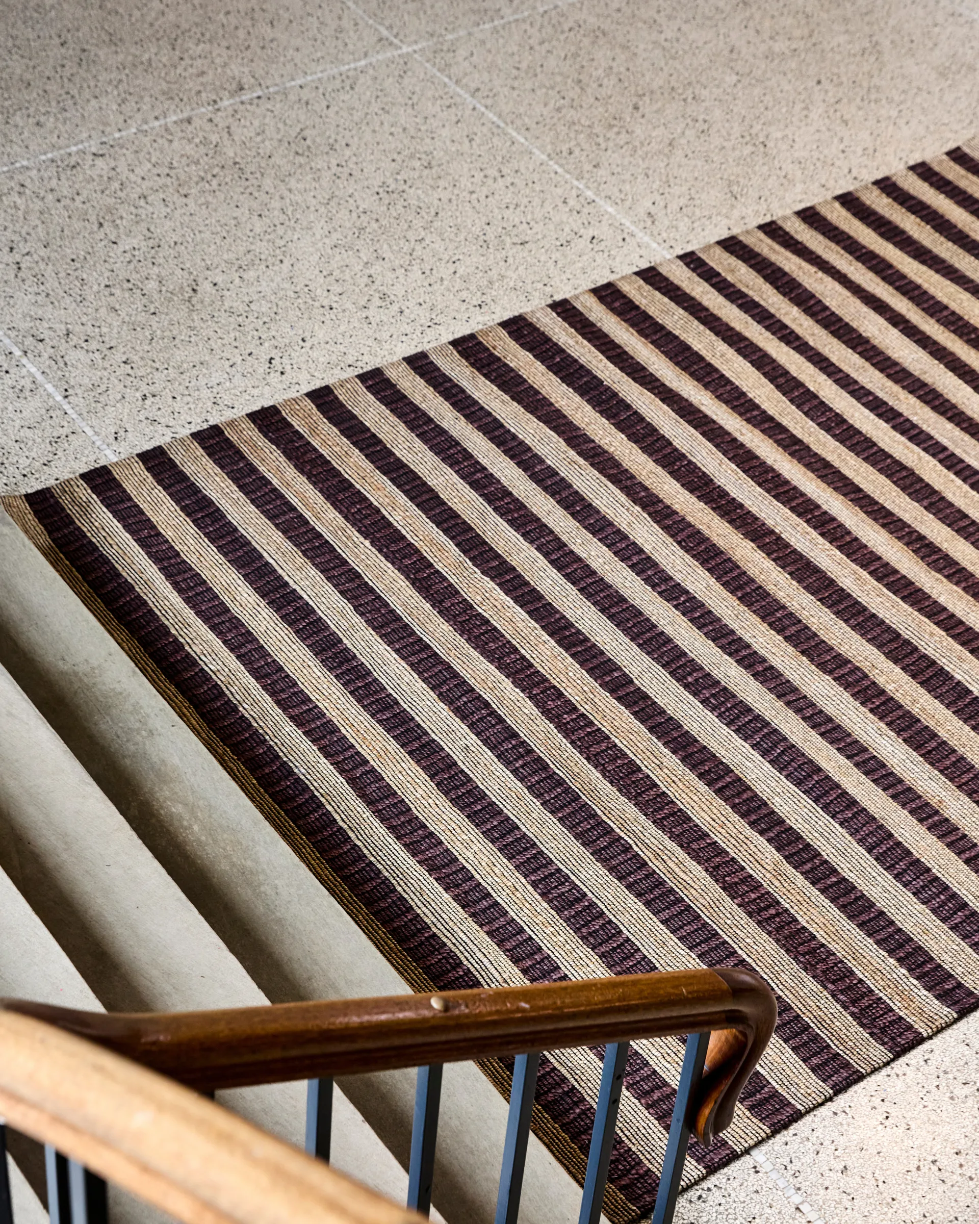 Block måtte brun-natur, 200 x 300 cm House Doctor