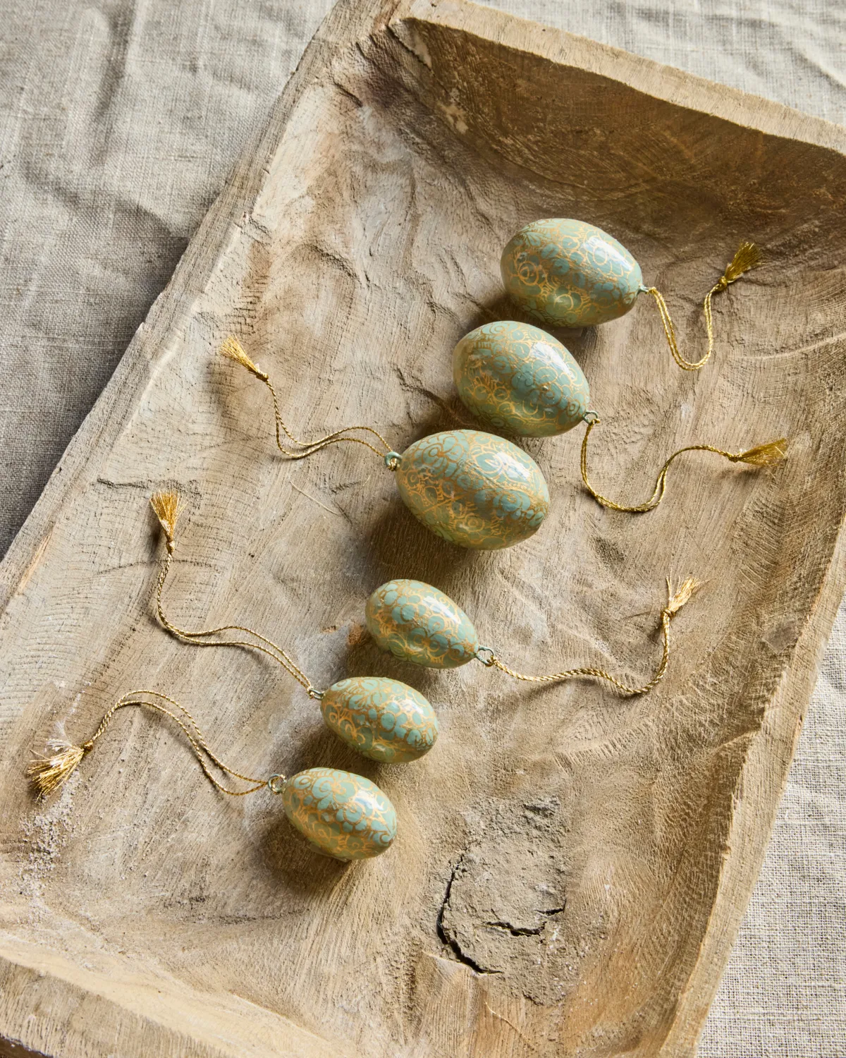 Bloom påskeæg 6 dele, Lyseblå House Doctor