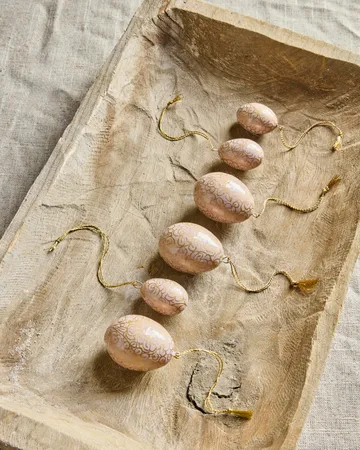 Bloom påskeæg 6 dele - Lyserød - House Doctor