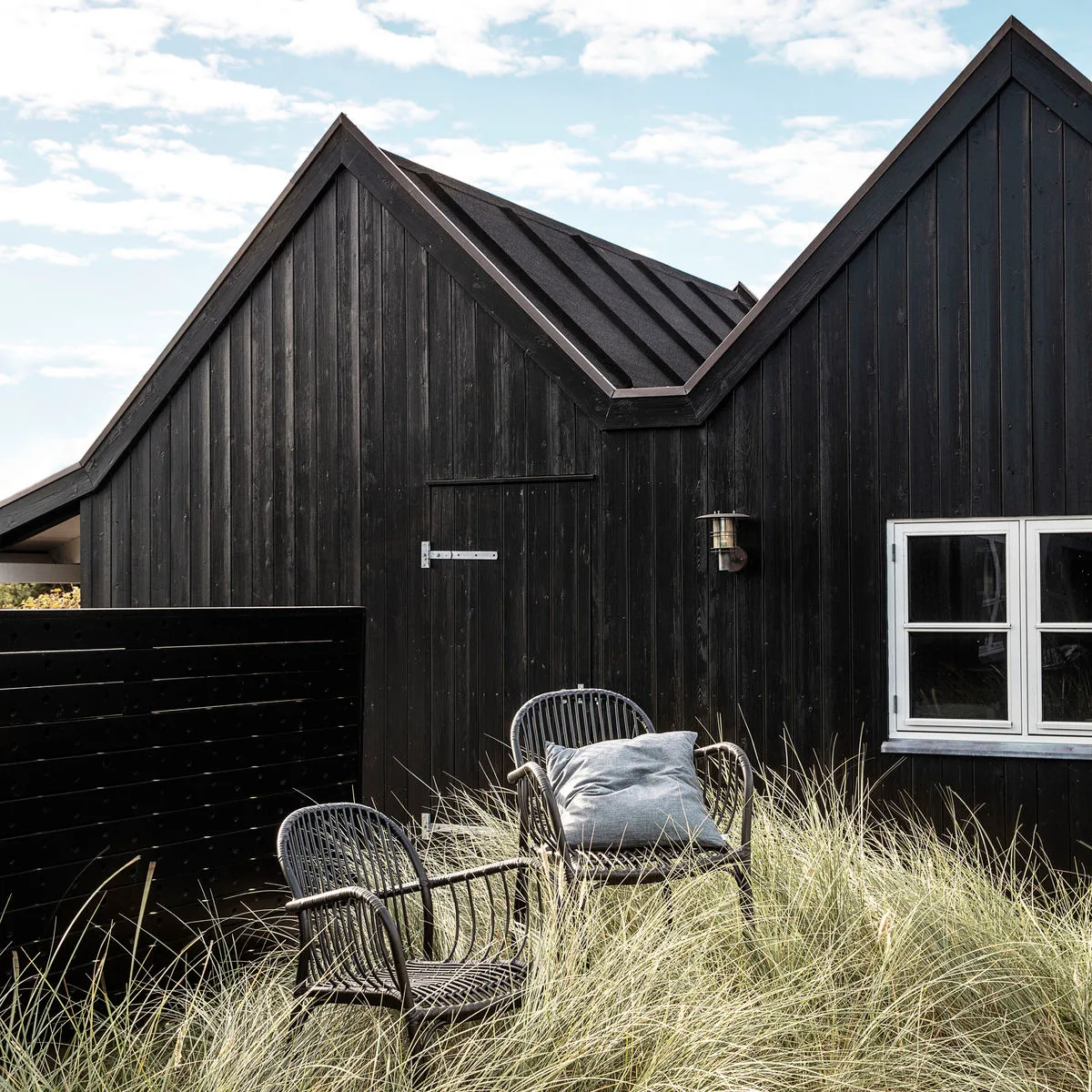 Brea rottingstol pakke med to styk Sort House Doctor