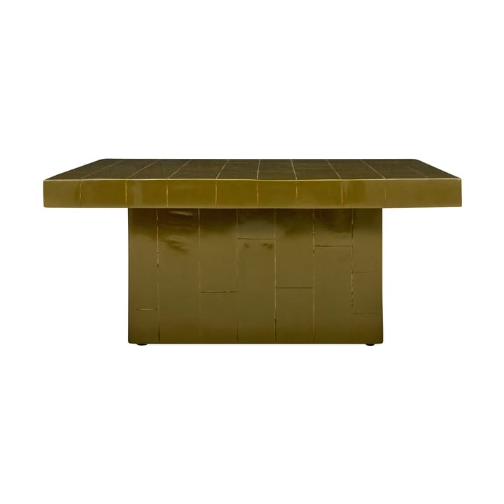 Brick sofabord 100x100x44 cm - Grøn - House Doctor