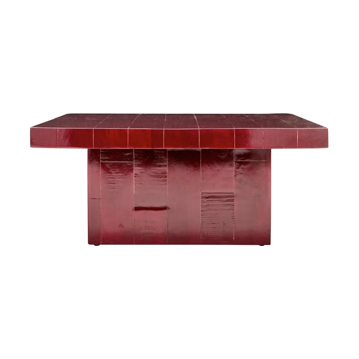 Brick sofabord 100x100x44 cm - Rød - House Doctor