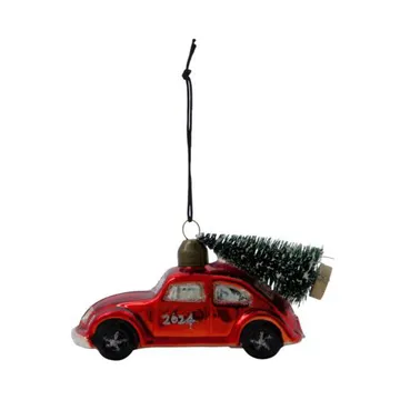 Car juletræspynt - Rød - House Doctor