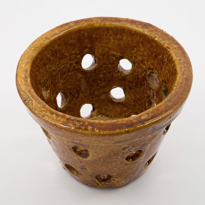 Chau fyrfadsstage 11 cm - Mørkebrun - House Doctor