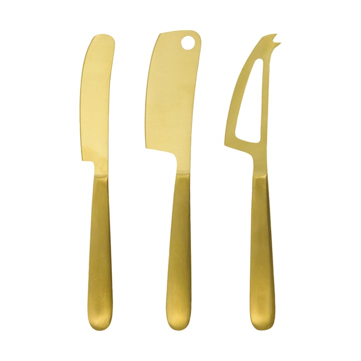 Cheese osteknive 3 dele - Gylden - House Doctor