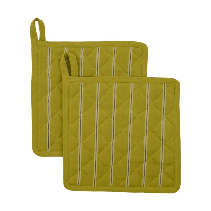 Chef grydelap 22x22 cm 2-pak - Sennepsgul - House Doctor