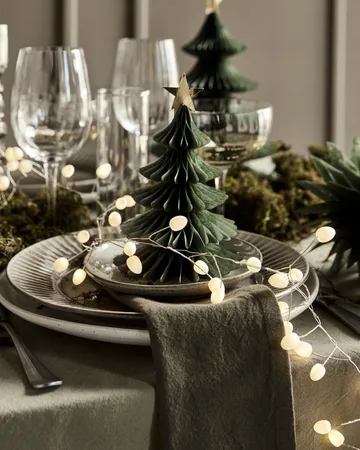 Cher lyskæde 250 cm - Hvid-sølv - House Doctor