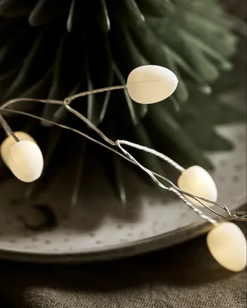 Cher lyskæde 250 cm - Hvid-sølv - House Doctor