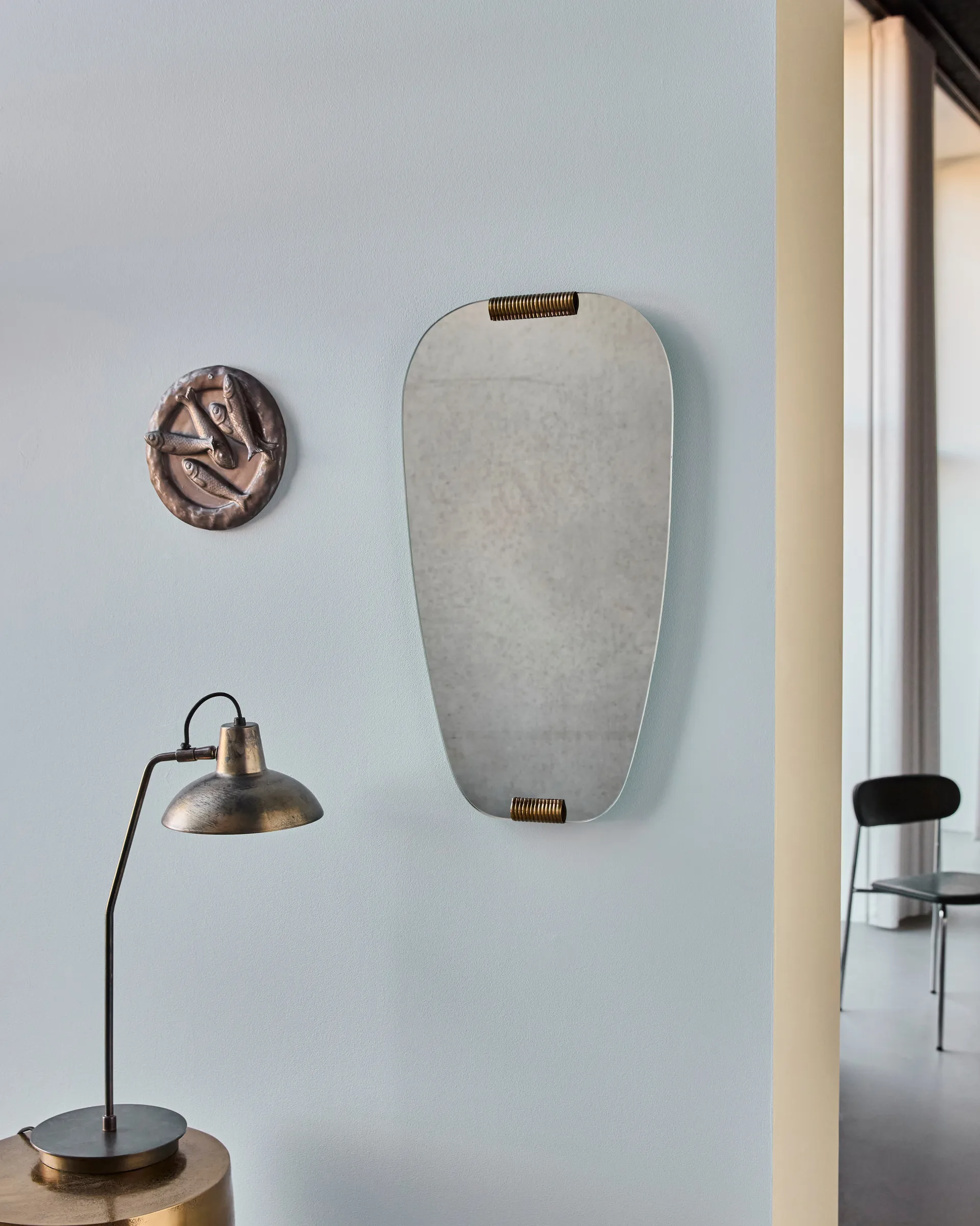 Clips spejl 32x58 cm, Gylden House Doctor