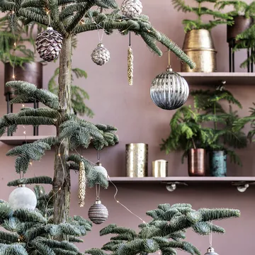 Cone juledekoration 14 cm - Messing - House Doctor