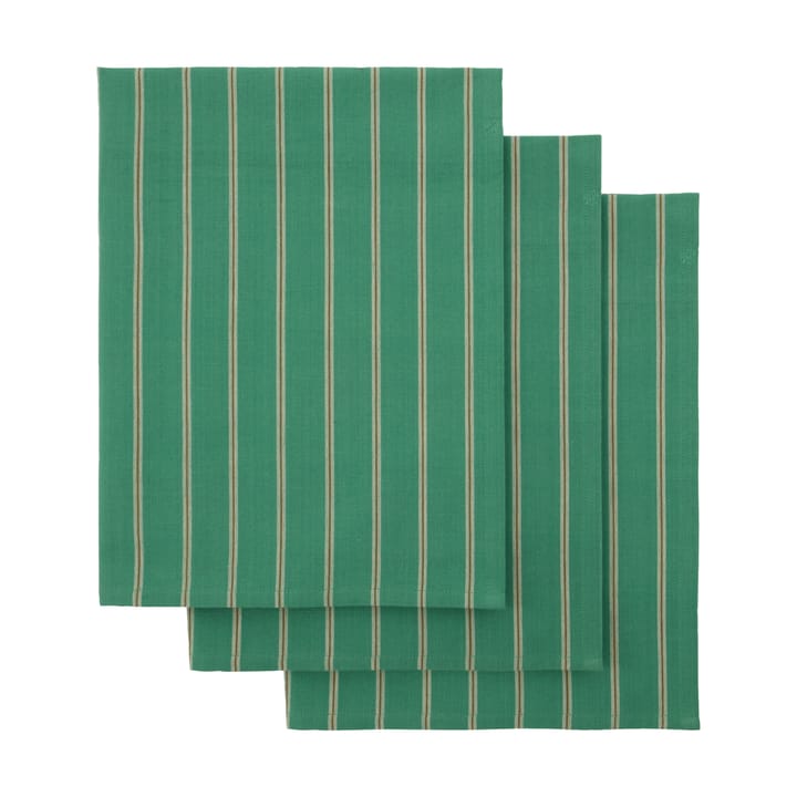 Cook viskestykke 55x75 cm 3-pak - Grøn - House Doctor