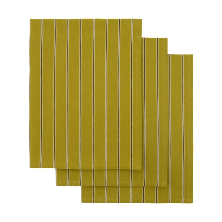Cook viskestykke 55x75 cm 3-pak - Sennepsgul - House Doctor