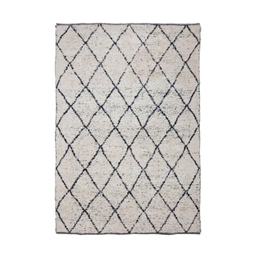 Cruz tæppe - Sort-off white, 140x200 cm - House Doctor