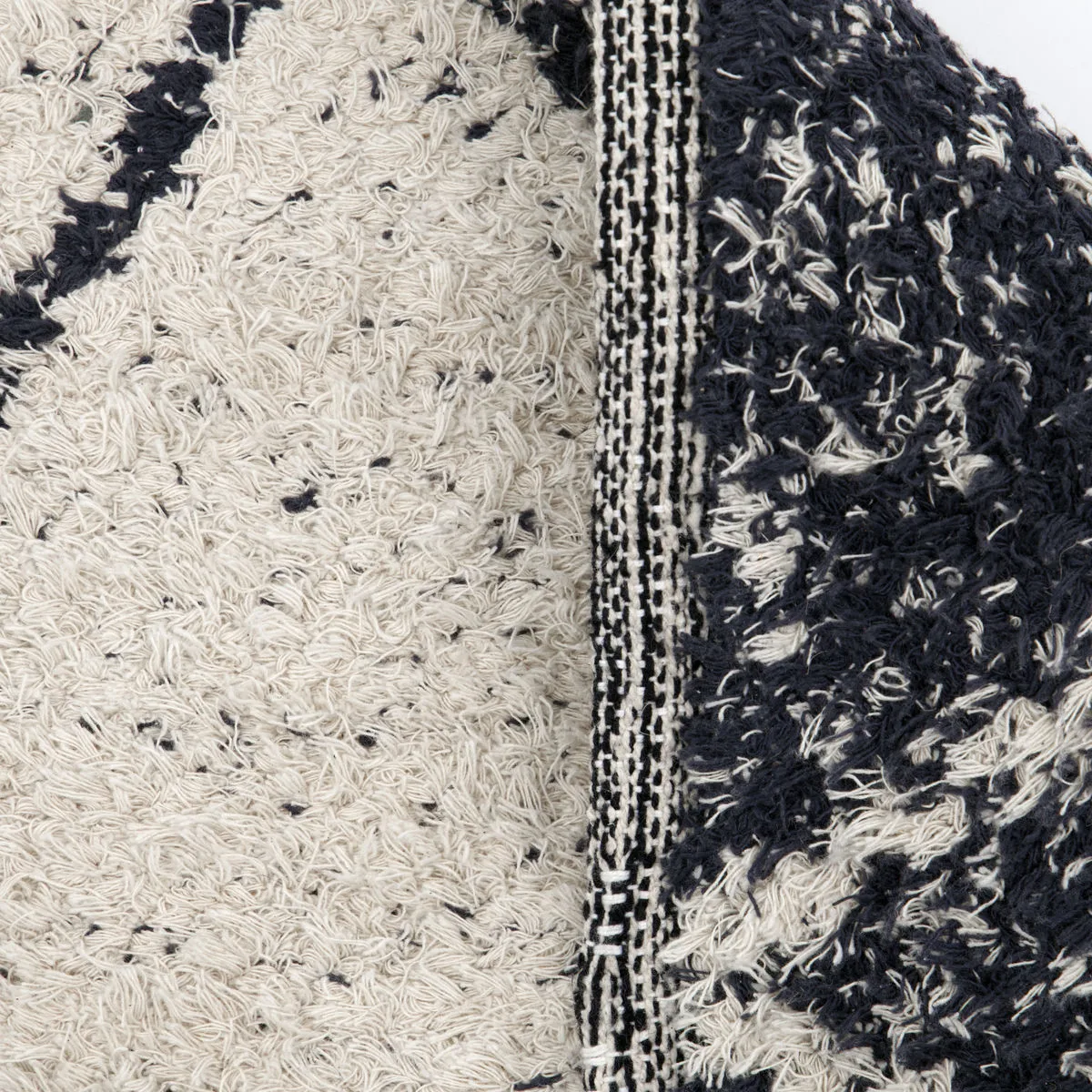 Cruz tæppe, Sort-off white, 140x200 cm House Doctor