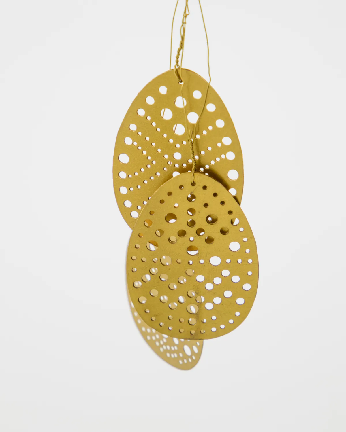 Cut påskehæng 3 dele, Antik messing House Doctor